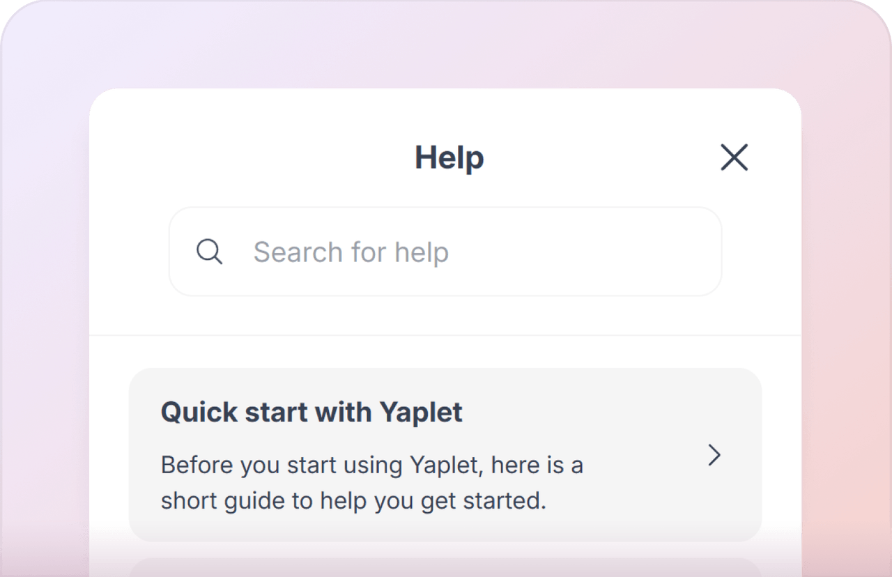 Reduced Support Load